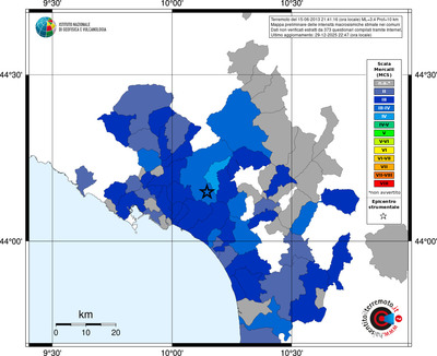 Mappa MCS - territori comuni