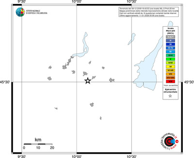 Mappa MCS - territori località