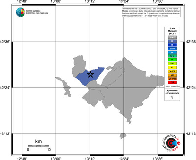Mappa MCS - territori comuni