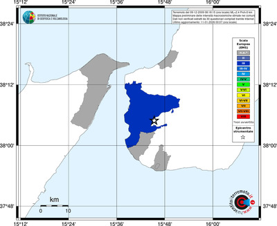 Mappa EMS - territori comuni