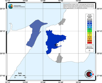 Mappa EMS - territori comuni