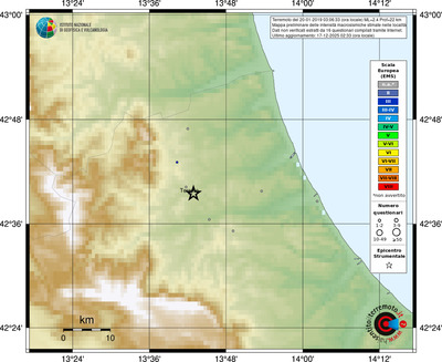 Mappa EMS - località