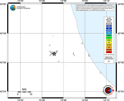 Mappa MCS - territori località