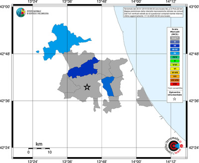 Mappa MCS - territori comuni