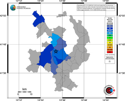 Mappa MCS - territori comuni