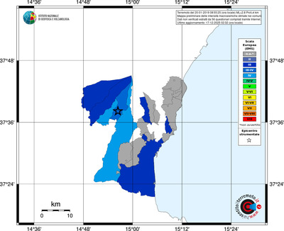 Mappa EMS - territori comuni