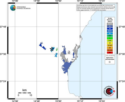 Mappa MCS - territori località
