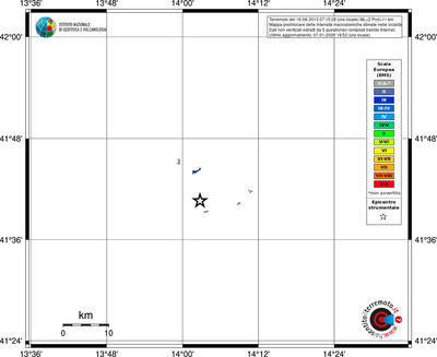 Mappa EMS - territori località