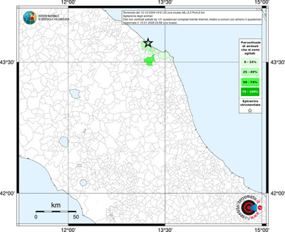 Mappa territorio comunale con almeno 3 questionari