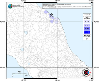 Mappa territorio comunale con almeno 3 questionari