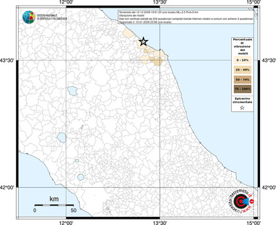 Mappa territorio comunale con almeno 3 questionari