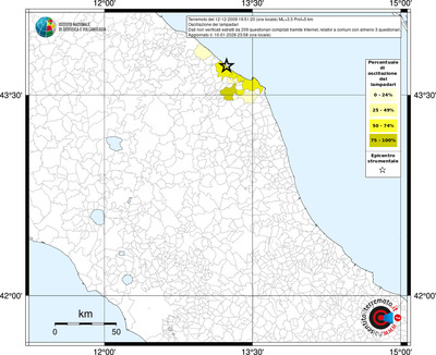 Mappa territorio comunale con almeno 3 questionari