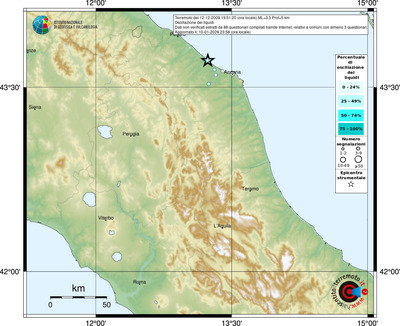 Mappa comuni con almeno 3 questionari