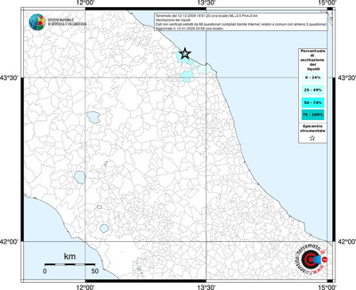 Mappa territorio comunale con almeno 3 questionari