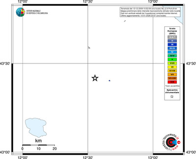 Mappa EMS - territori località