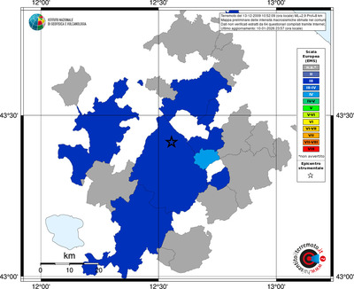 Mappa EMS - territori comuni