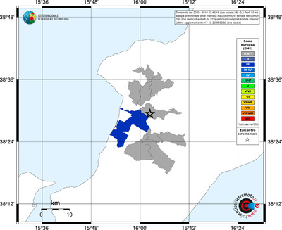 Mappa EMS - territori comuni
