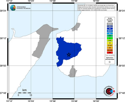 Mappa EMS - territori comuni