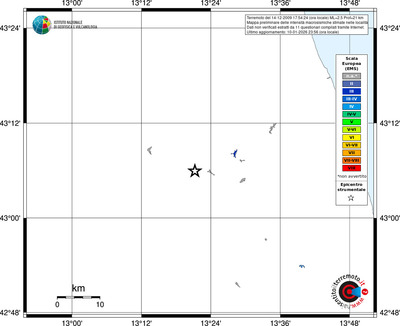 Mappa EMS - territori località