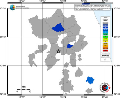 Mappa EMS - territori comuni