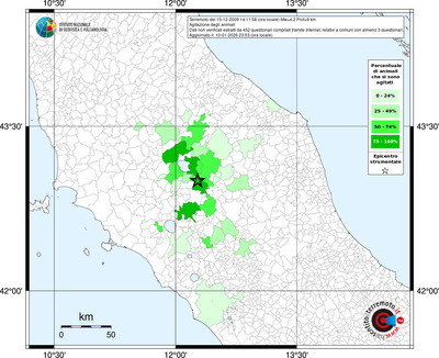 Mappa territorio comunale con almeno 3 questionari