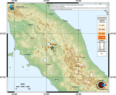 Mappa comuni con almeno 3 questionari