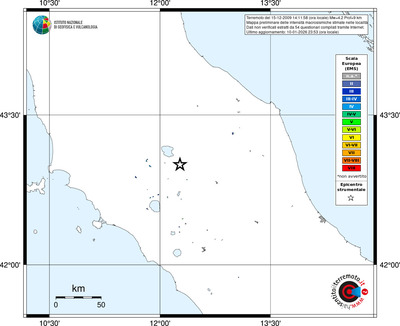 Mappa EMS - territori località