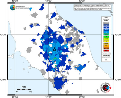 Mappa EMS - territori comuni