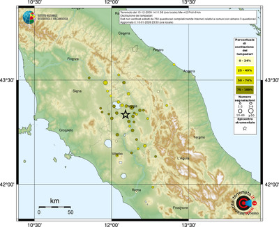 Mappa comuni con almeno 3 questionari