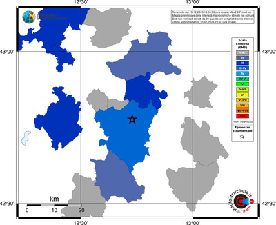 Mappa EMS - territori comuni
