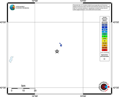 Mappa MCS - territori località
