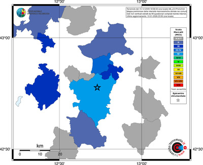 Mappa MCS - territori comuni