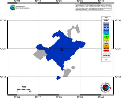 Mappa EMS - territori comuni