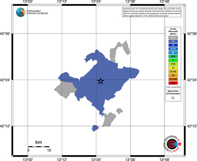 Mappa MCS - territori comuni