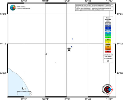 Mappa MCS - territori località