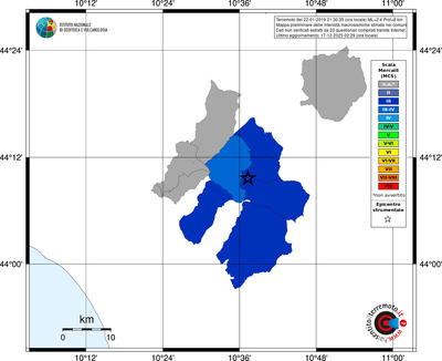Mappa MCS - territori comuni