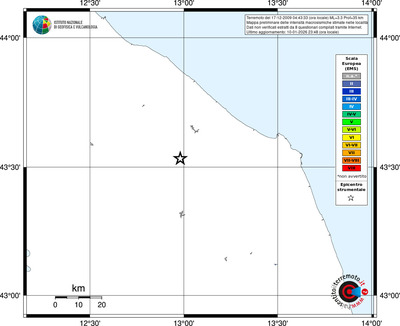 Mappa EMS - territori località