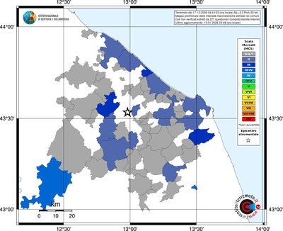 Mappa MCS - territori comuni