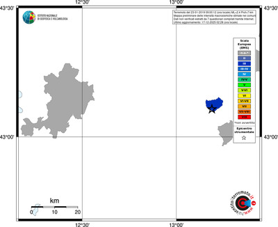 Mappa EMS - territori comuni