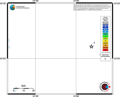 Mappa MCS - territori località
