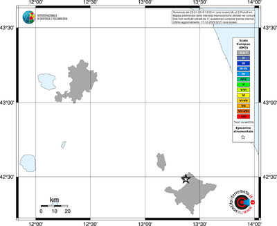 Mappa EMS - territori comuni
