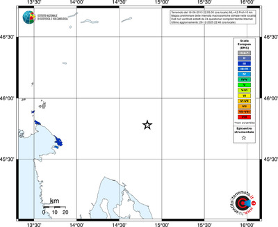 Mappa EMS - territori località