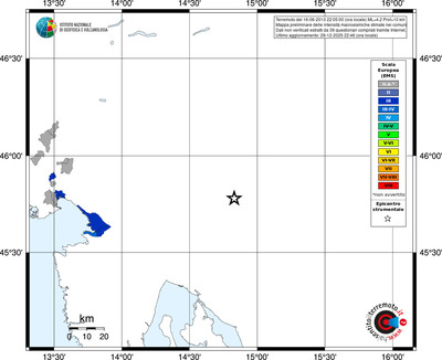 Mappa EMS - territori comuni