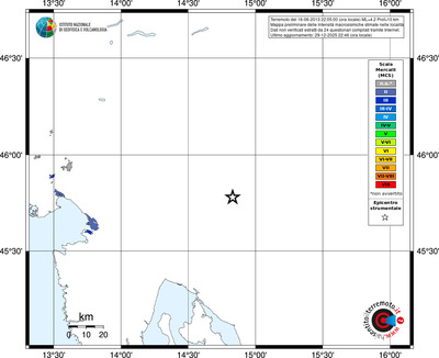 Mappa MCS - territori località