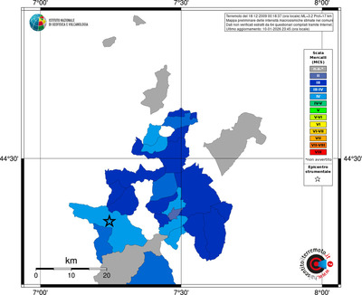 Mappa MCS - territori comuni