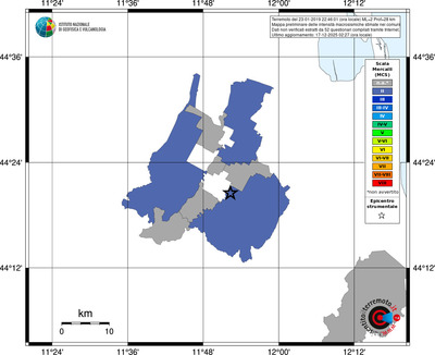 Mappa MCS - territori comuni