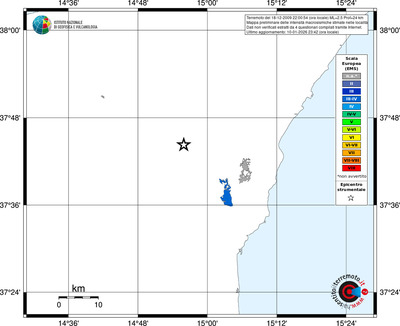 Mappa EMS - territori località