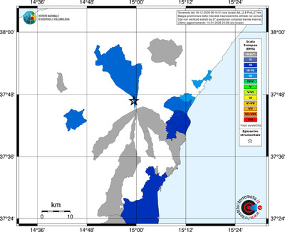 Mappa EMS - territori comuni