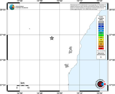 Mappa EMS - territori località
