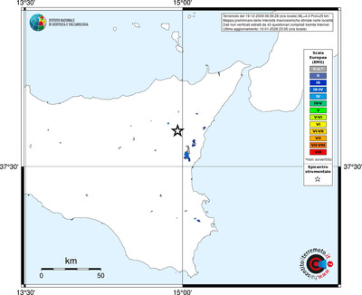 Mappa EMS - territori località